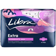 Libra Goodnight Pads with Wings 10 Pack