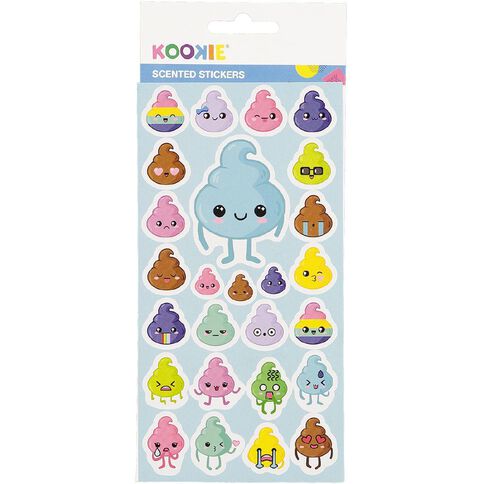 Kookie Sticker Sheet Scented Assorted