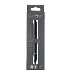 Parker PARKERS Satin Black Marine Blue Ballpoint Pen