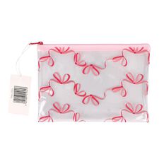 Uniti Bow Pencil Case Clear
