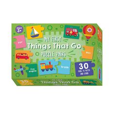 My First Things That Go: Puzzle Pairs 60 Piece