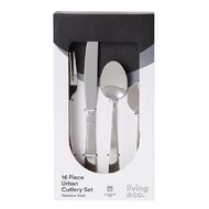 Living & Co Stainless Steel Urban Cutlery Stainless Steel 16 Piece