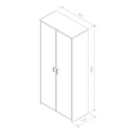 Zealand Cupboard 1800 White