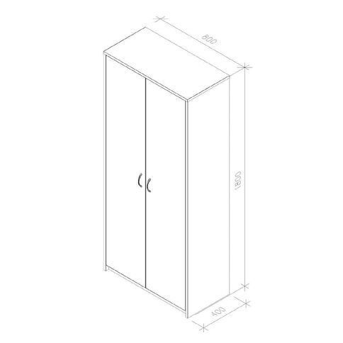 Zealand Cupboard 1800 White