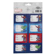 Marvel Heroes Book Labels