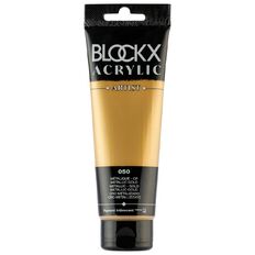 BLOCKX Acrylic Tube Metallic Gold 120ml
