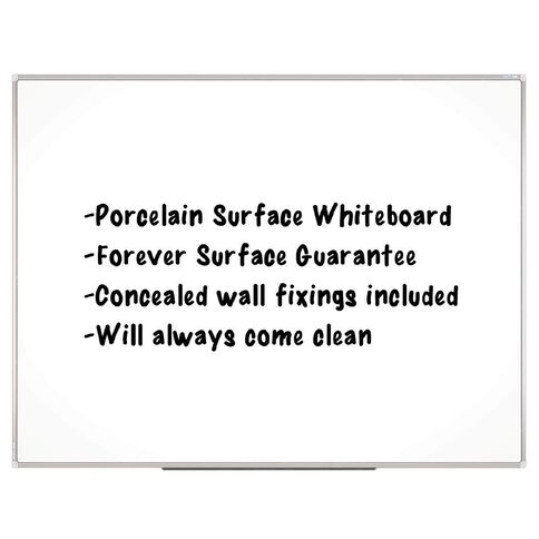 Boyd Visuals Porcelain Whiteboard 900 x 1200mm