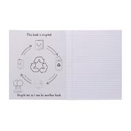 WS Exercise Book 1B5 7mm Ruled 40 Leaf Red Mid