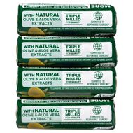 Palmolive Naturals Aloe & Olive Moisture Care Soap 90g 4 Pack Green Mid