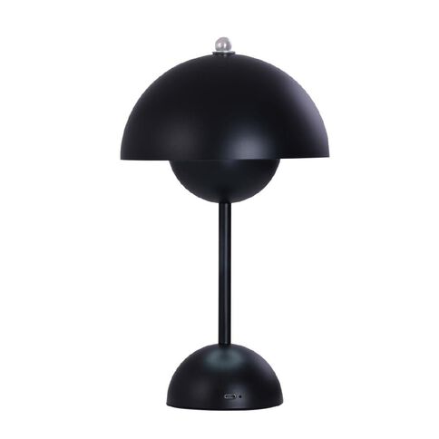 Living & Co Misha Rechargeable Lamp Black