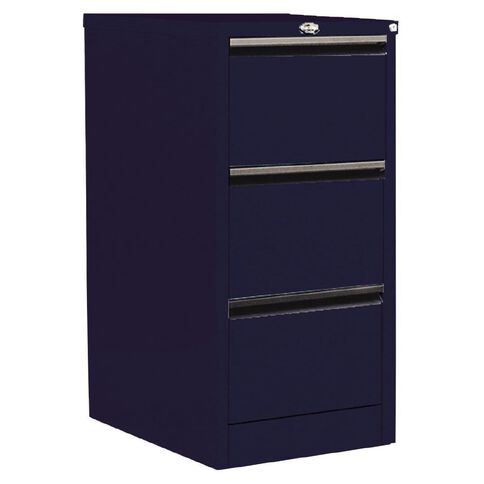 Precision Classic Filing Cabinet 3 Drawer Midnight Blue