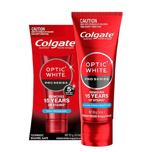 Colgate Optic White Pro Series Stain Shield Toothpaste 80g