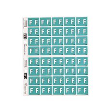 Filecorp Coloured Labels F Green Mid