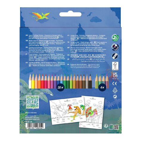 Faber-Castell Dinosaur Coloured Pencils