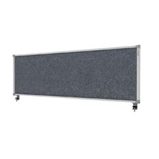 Boyd Visuals Desk Mounted Partition 1460W Grey Mid