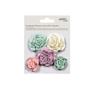 Handmade Flowers Lorena Fairy Garden Approx 3-5cm 5pc Handmade Flowers Lorena Fairy Garden Approx 3-5cm 5pc