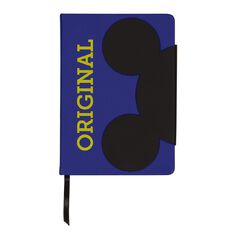 Mickey Mouse PU Notebook Shaped Closure With Magnets Blue A5