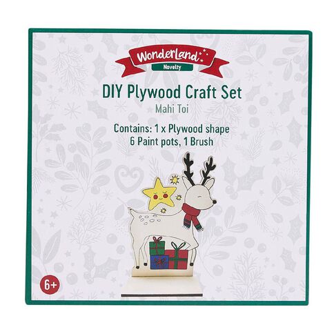 Wonderland DIY Plywood Paint Craft Set