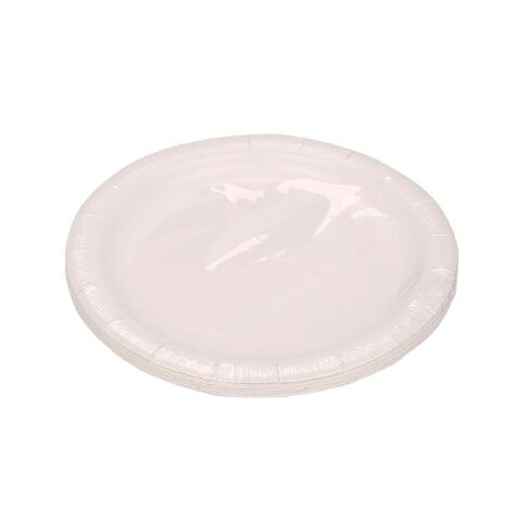 Party Inc Side Plate 18cm White 10 Pack