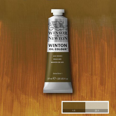 Winsor & Newton Winton Oil Azo 37ml Brown Mid