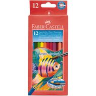 Faber-Castell Watercolour Pencils 12 Pack Multi-Coloured 12 Pack