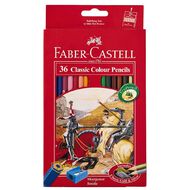 Faber-Castell Classic Colour Pencils Multi-Coloured 36 Pack