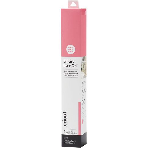 Cricut Smart Iron On Vinyl 13 Inch X  3 Feet Pink Mid