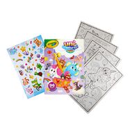 Crayola 96 Page Coloring Book with Stickers Uni Creatures