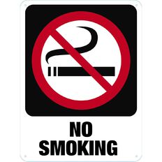 WS No Smoking Sign Large 600mm x 450mm