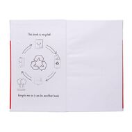 WS Exercise Book 2B6 7mm Ruled Hardcover 94 Leaf Red Red Mid