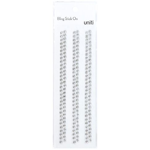 Uniti Bling Borders Silver Assorted