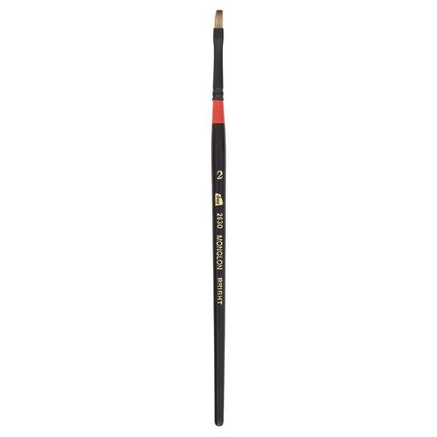 DAS Brush Manglon Blended Synthetic Fibre Flat #2