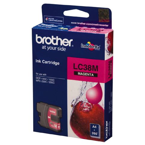 Brother Ink LC38 Magenta (260 Pages)