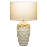 Living & Co Ceramic Textured Lamp White