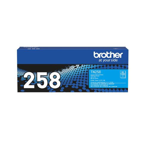 Brother TN258C Toner Cyan 1000 Pages