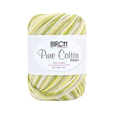 Birch Cotton Print 4Ply Worsted 100% Cotton 65G Golden Grove