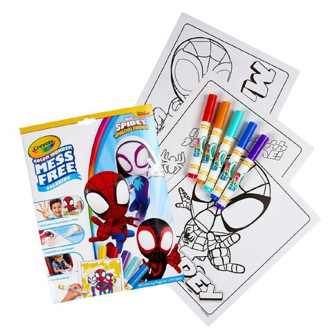Crayola Colour Wonder Foldalope Spidey and His Amazing Friends