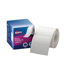 Avery Roll Address Labels 70x36mm 500 Labels Handwritable