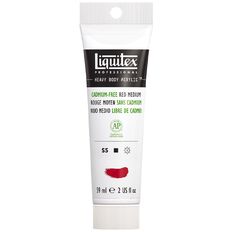 Liquitex Heavy Body Acrylic 59ml Cadmium Free Medium Red