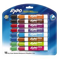 Expo Dry Erase Whiteboard Marker Chisel Tip Fashion Assorted 16 Pack