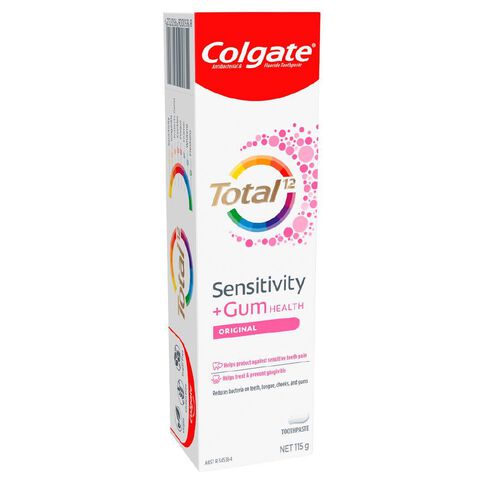 Colgate Total Sensitivity and Gum Health Original Toothpaste 115g