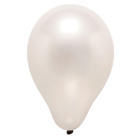 Party Inc Balloons Metallic Silver 25cm 25 Pack
