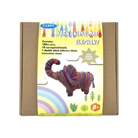 Yarn Animal Craft Kit Elephant