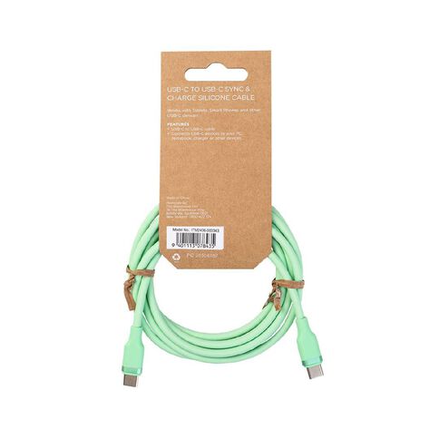 Spring Picnic USB-C To USB-C 2m Green