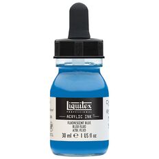 Liquitex Acrylic Ink Fluorescent Blue 30ml