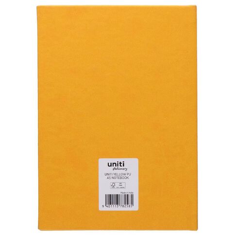 Uniti Stationery Yellow A5 Notebook