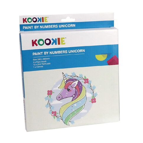 Kookie Paint By Numbers Unicorn