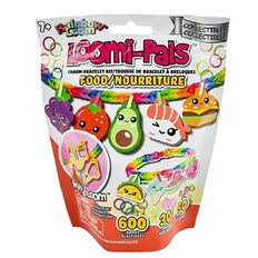 Rainbow Loom Loomi-Pals Charm Bracelet Kit Food Theme