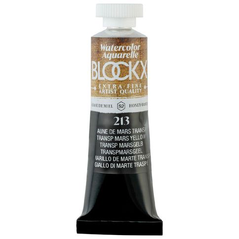 BLOCKX Watercolour Tube 15ml S2 213 Transparent Mars Yellow Yellow