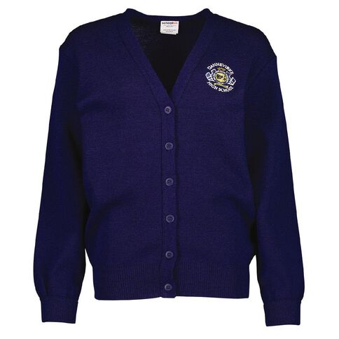 Schooltex Dannevirke High School Cardigan with Embroidery